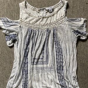 Lucky Brand Cold Shoulder Top